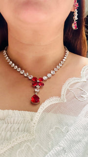Kaavi Diamond look Ad Jewellery Set